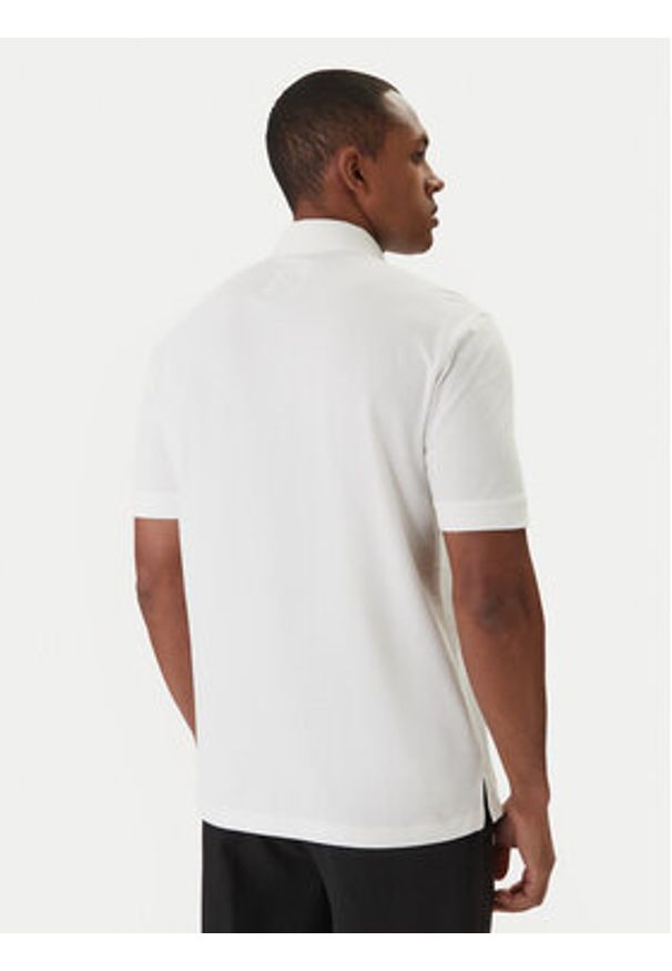 Armani Exchange Polo XM000367 AF13022 U0009 Biały Regular Fit. Typ kołnierza: polo. Kolor: biały. Materiał: bawełna