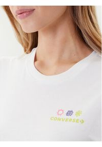 Converse T-Shirt Sea 10027759-A01 Biały Regular Fit. Kolor: biały. Materiał: bawełna #3
