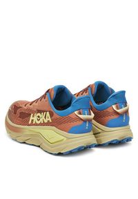 HOKA - Hoka Buty do biegania Challenger 8 1168718 Brązowy. Kolor: brązowy. Materiał: materiał #4