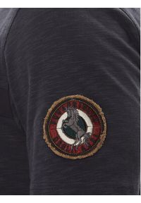 Aeronautica Militare T-Shirt 251TS2425J680 Granatowy Regular Fit. Kolor: niebieski. Materiał: bawełna #3