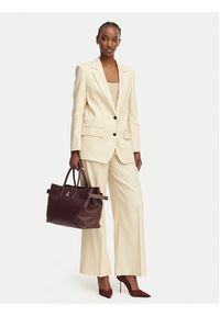 Hugo - HUGO Spodnie materiałowe Halati 50559839 Beżowy Regular Fit. Kolor: beżowy. Materiał: syntetyk #5