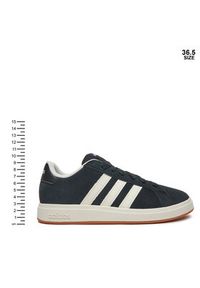 Adidas - adidas Sneakersy Grand Court 00s JH6178 Czarny. Kolor: czarny. Materiał: zamsz, skóra #5