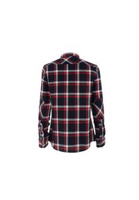 Ochnik - Koszula męska. Okazja: na co dzień. Typ kołnierza: button down. Kolor: niebieski. Materiał: bawełna. Wzór: kolorowy. Styl: casual #2