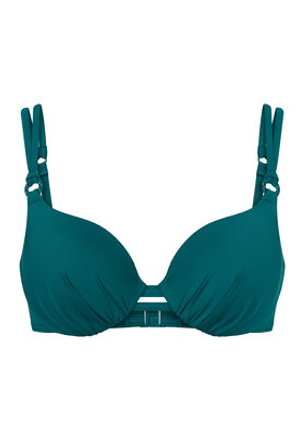 Triumph Góra od bikini Summer Mix&Match 10214519 Zielony. Kolor: zielony. Materiał: syntetyk