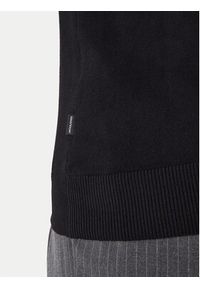 Jack & Jones Golf Emil Knit Roll Neck 12157417 Czarny Regular Fit. Typ kołnierza: golf. Kolor: czarny. Materiał: bawełna #2