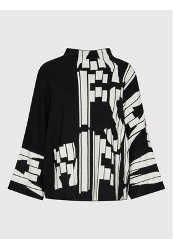 Joseph Ribkoff Sweter 223948 Czarny Relaxed Fit. Kolor: czarny. Materiał: syntetyk
