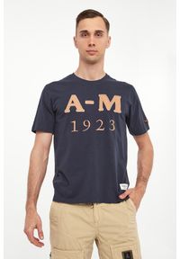 Aeronautica Militare - T-shirt męski z haftem AERONAUTICA MILITARE. Wzór: haft #1