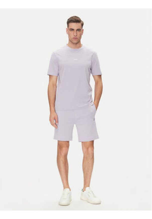 BOSS T-Shirt Tchup 50473278 Fioletowy Relaxed Fit. Kolor: fioletowy. Materiał: bawełna