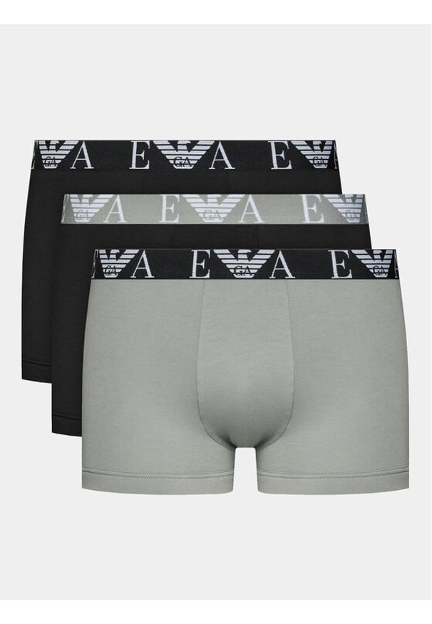 Emporio Armani Underwear Komplet 3 par bokserek 111357 4R715 35321 Kolorowy. Materiał: bawełna. Wzór: kolorowy