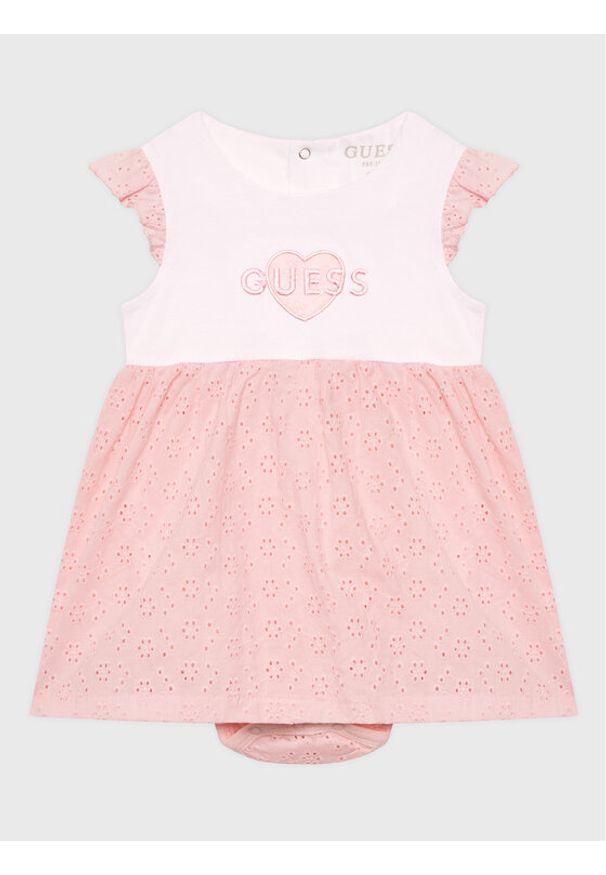 Guess Body dziecięce S3GG03 J1300 Różowy Regular Fit. Kolor: różowy. Materiał: bawełna
