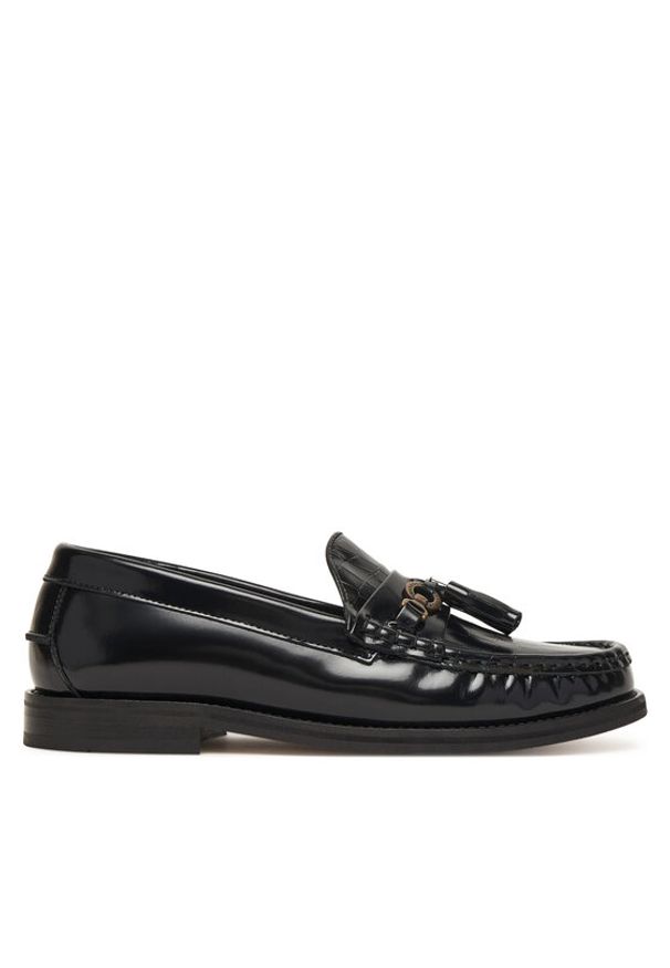 Barbour Loafersy Jen LFO0784BK91 Czarny. Kolor: czarny. Materiał: skóra