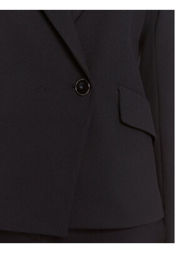 BOSS - Boss Marynarka Jarinara 50505951 Granatowy Regular Fit. Kolor: niebieski. Materiał: syntetyk, bawełna