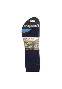 BRIDGEDALE - Skarpety do turystyki męskie Bridgedale Base Layer Thermal Liner Boot 2 pary. Kolor: niebieski