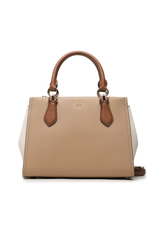 MICHAEL Michael Kors Torebka Marilyn 30R3G6AS2T Beżowy. Kolor: beżowy. Materiał: skórzane