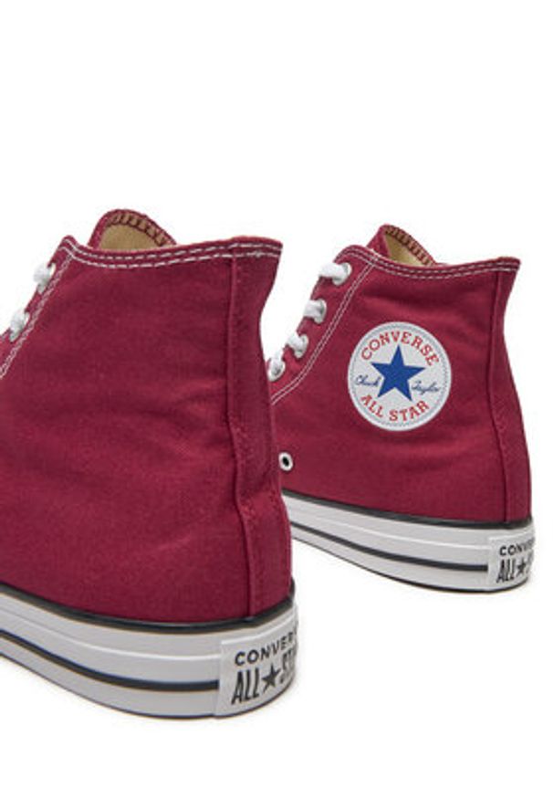 Converse Trampki Chuck Taylor All Star Canvas M9613 Bordowy. Kolor: czerwony. Materiał: materiał