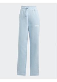 Adidas - adidas Spodnie dresowe All SZN Fleece Graphic IL3244 Błękitny Loose Fit. Kolor: niebieski. Materiał: bawełna #4