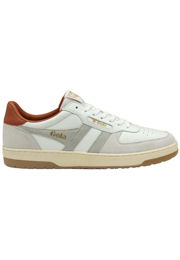 Sneakersy ze skóry Gola Hawk. Kolor: biały. Materiał: skóra