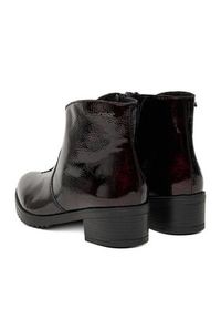 Rieker Botki Y0553-35 Bordowy. Kolor: czerwony. Materiał: syntetyk, materiał #4