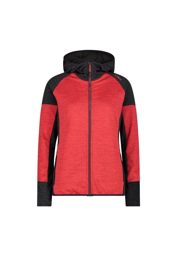 Bluza damska turystyczna CMP 34G2276. Kolor: czerwony. Styl: sportowy. Sport: turystyka piesza