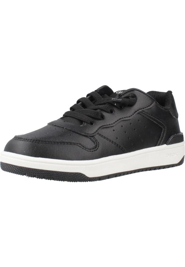 Geox - Kapcie GEOX J WASHIBA BOY Czarny. Kolor: czarny. Materiał: syntetyk, tkanina. Sport: turystyka piesza