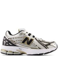 Buty dziecięce New Balance GC1906RA – srebrne. Kolor: srebrny. Materiał: materiał, syntetyk, guma. Szerokość cholewki: normalna #1
