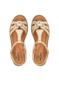 Pikolinos Sandały Roquetas W9B-0789Cl Złoty. Kolor: złoty. Materiał: skóra #2