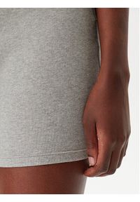 Calvin Klein Underwear Szorty piżamowe 000QS7216E Szary Slim Fit. Kolor: szary. Materiał: bawełna