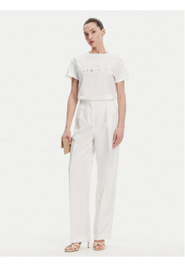 Liu Jo T-Shirt WA5007 JS923 Biały Relaxed Fit. Kolor: biały. Materiał: bawełna