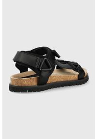 Pepe Jeans sandały urban sandal cork męskie kolor czarny. Zapięcie: rzepy. Kolor: czarny. Materiał: materiał. Wzór: gładki. Obcas: na obcasie. Wysokość obcasa: niski #3