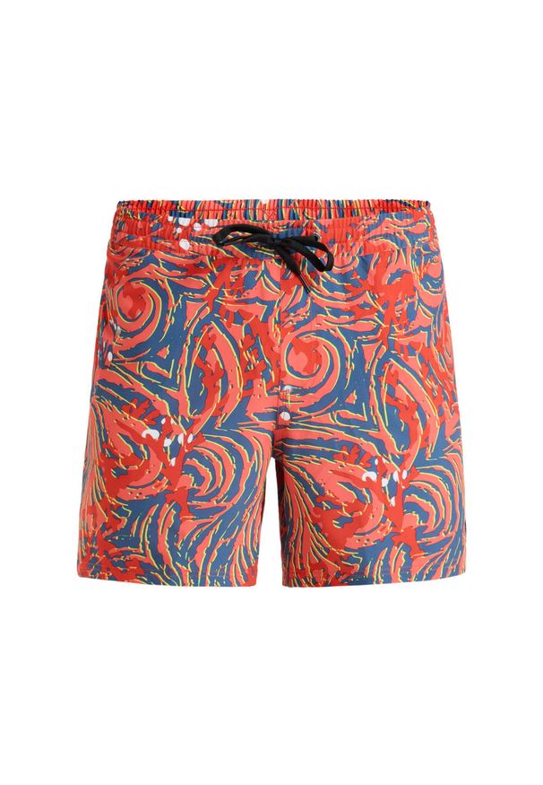 Quiksilver - Szorty kąpielowe dla Mężczyzn SURFSILK STRAIGHT 16" Różowy. Kolor: wielokolorowy. Materiał: elastan, poliester, materiał. Styl: sportowy