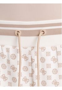 Guess Spodnie dresowe V5YB20 KB212 Écru Regular Fit. Materiał: syntetyk