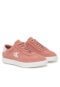 Calvin Klein Sneakersy Low Pro Cups Wt Suede Mg HW0HW03144 Różowy. Kolor: różowy. Materiał: zamsz, skóra #5