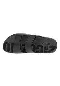 ecco - Klapki damskie Ecco 50090401001. Zapięcie: rzepy. Kolor: wielokolorowy. Materiał: materiał, skóra. Sport: turystyka piesza