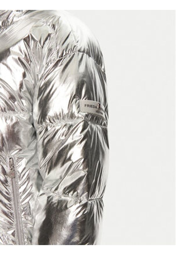 Frieda & Freddies Kurtka przejściowa 3743 Srebrny Regular Fit. Kolor: srebrny. Materiał: syntetyk