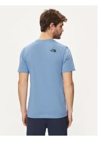 The North Face T-Shirt Simple Dome NF0A87NG Niebieski Regular Fit. Kolor: niebieski. Materiał: bawełna, syntetyk #2