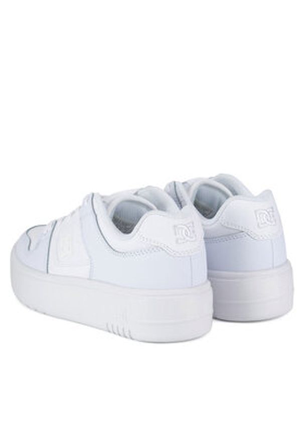 DC Sneakersy MANTECA 4 PLATFORM ADJS100156-WW0 Biały. Kolor: biały. Materiał: skóra. Obcas: na platformie