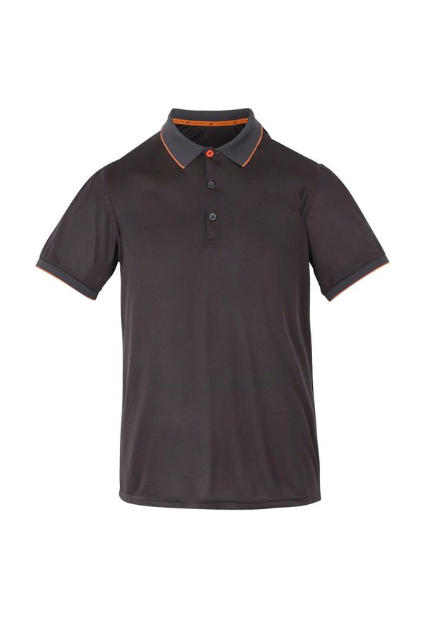 Regatta - Męska Koszulka Polo Remex II. Typ kołnierza: polo. Kolor: szary, fioletowy, wielokolorowy, pomarańczowy