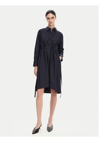 French Connection Sukienka codzienna 71NZS Granatowy Regular Fit. Okazja: na co dzień. Kolor: niebieski. Materiał: bawełna. Typ sukienki: proste. Styl: casual #3