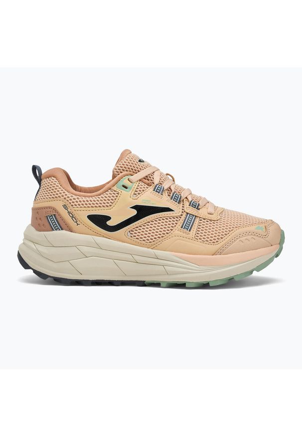 Buty do biegania damskie Joma Shock. Zapięcie: sznurówki. Kolor: beżowy. Materiał: materiał, tkanina. Szerokość cholewki: normalna