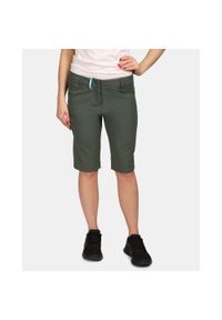 Damskie szorty outdoorowe Kilpi SYLANE-W. Kolor: zielony. Materiał: nylon. Sport: outdoor #1