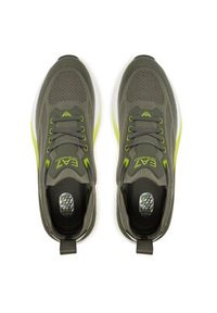 EA7 Emporio Armani Sneakersy 7X000343 AF18639 M7089 Zielony. Kolor: zielony. Materiał: materiał