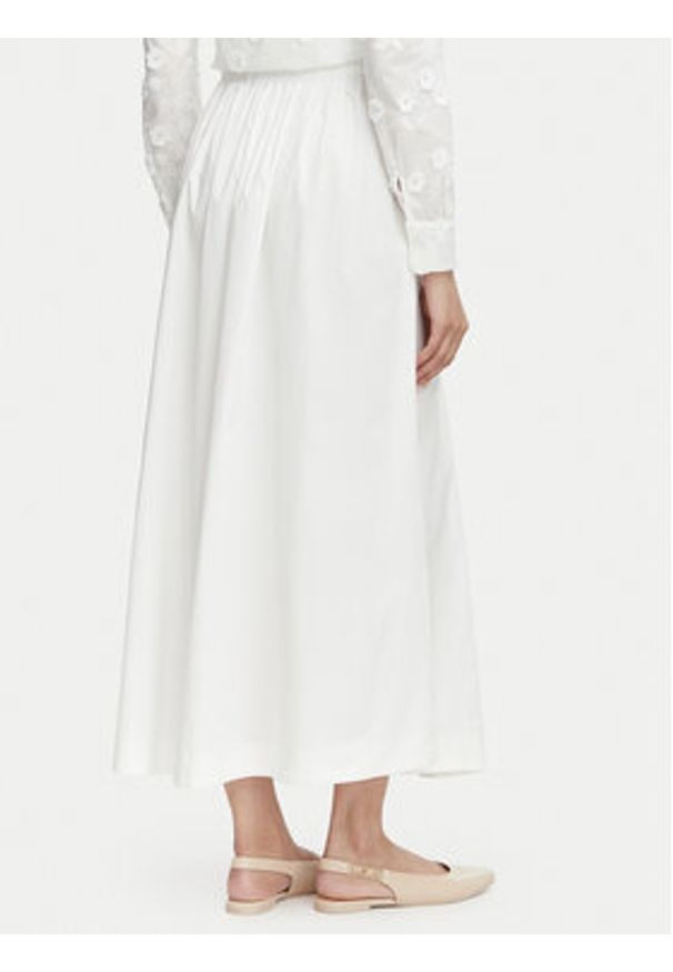 Vero Moda Spódnica maxi Friba 10346845 Biały Regular Fit. Kolor: biały. Materiał: bawełna