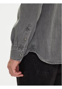 Mustang Koszula jeansowa Duver 1016240 Szary Regular Fit. Kolor: szary. Materiał: bawełna
