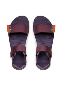 columbia - Columbia Sandały Via Desert Nights BL9018 Bordowy. Kolor: czerwony. Materiał: materiał #4
