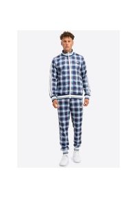 Dres Lonsdale Wembely. Kolor: wielokolorowy, niebieski, biały. Materiał: dresówka. Sport: fitness #1