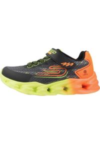 skechers - Buty do chodzenia dla dzieci Skechers Bkmt Vortex. Zapięcie: rzepy. Kolor: czarny, wielokolorowy. Materiał: syntetyk, tkanina, materiał. Szerokość cholewki: normalna. Model: Skechers Sport. Sport: turystyka piesza