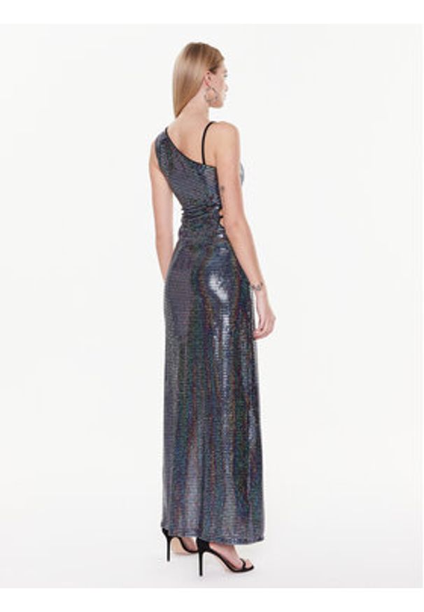 Chiara Ferragni Sukienka wieczorowa 73CBO956 Srebrny Slim Fit. Kolor: srebrny. Materiał: syntetyk. Styl: wizytowy