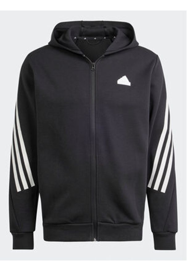 Adidas - adidas Bluza Future Icons 3-Stripes IR9159 Czarny Regular Fit. Kolor: czarny. Materiał: bawełna