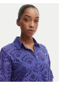 Iconique Sukienka letnia Ella IC26-082 Fioletowy Relaxed Fit. Kolor: fioletowy. Materiał: bawełna. Sezon: lato #3