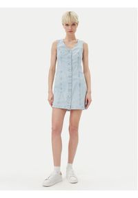 Levi's® Sukienka jeansowa Vianna Vest 001WL-0000 Błękitny Regular Fit. Kolor: niebieski. Materiał: bawełna #3